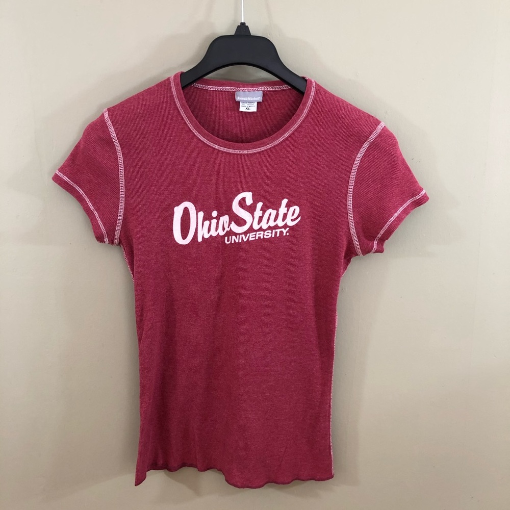 THE Ohio State University Red T w/Cream Design-XL